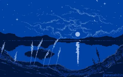 [OC] moonset - 4 colors