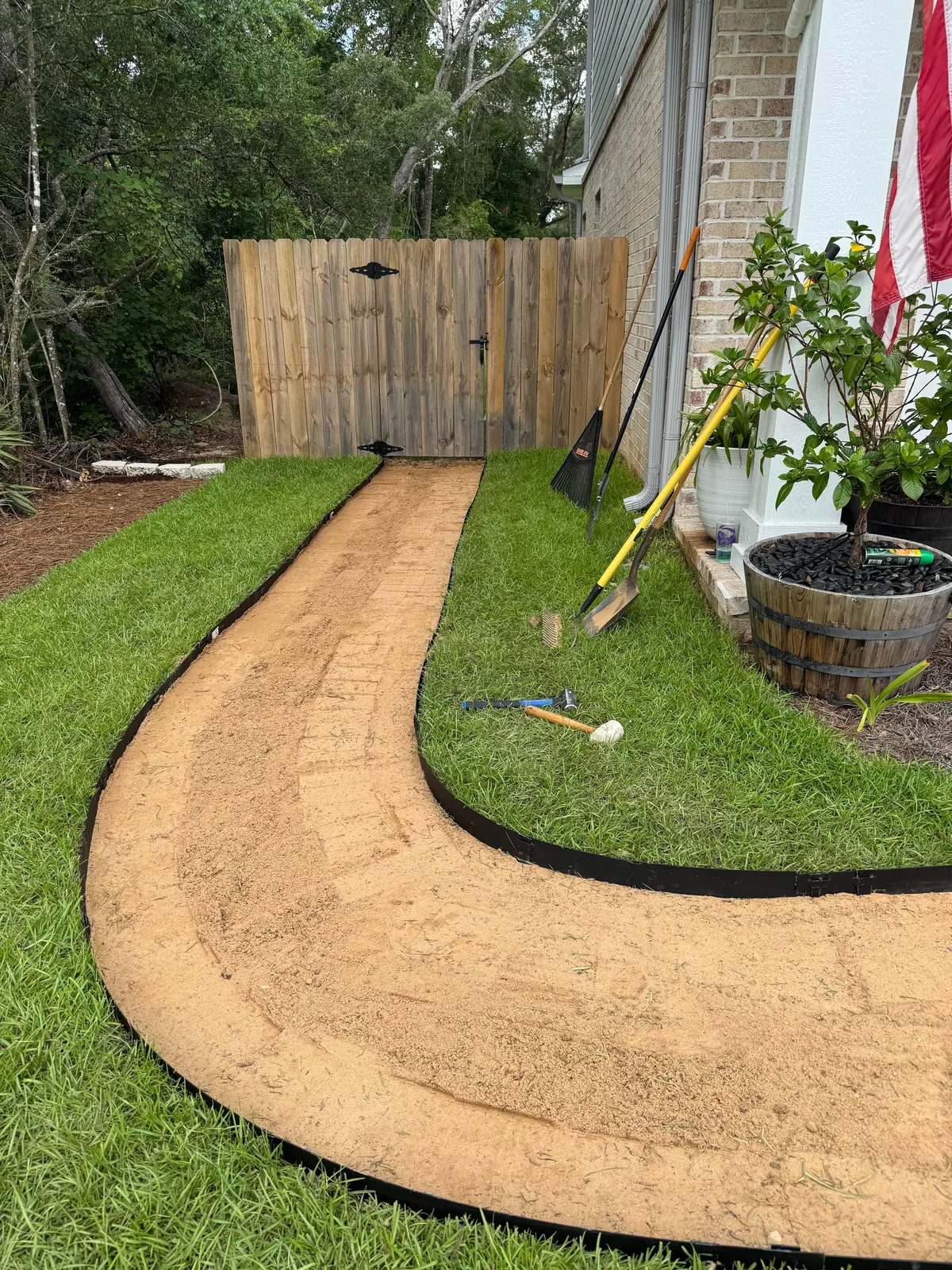 Part one project sidewalk complete!