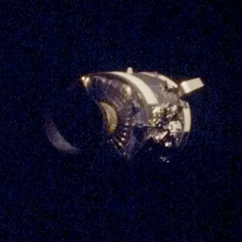 REAL photos of damaging Apollo 13 service module