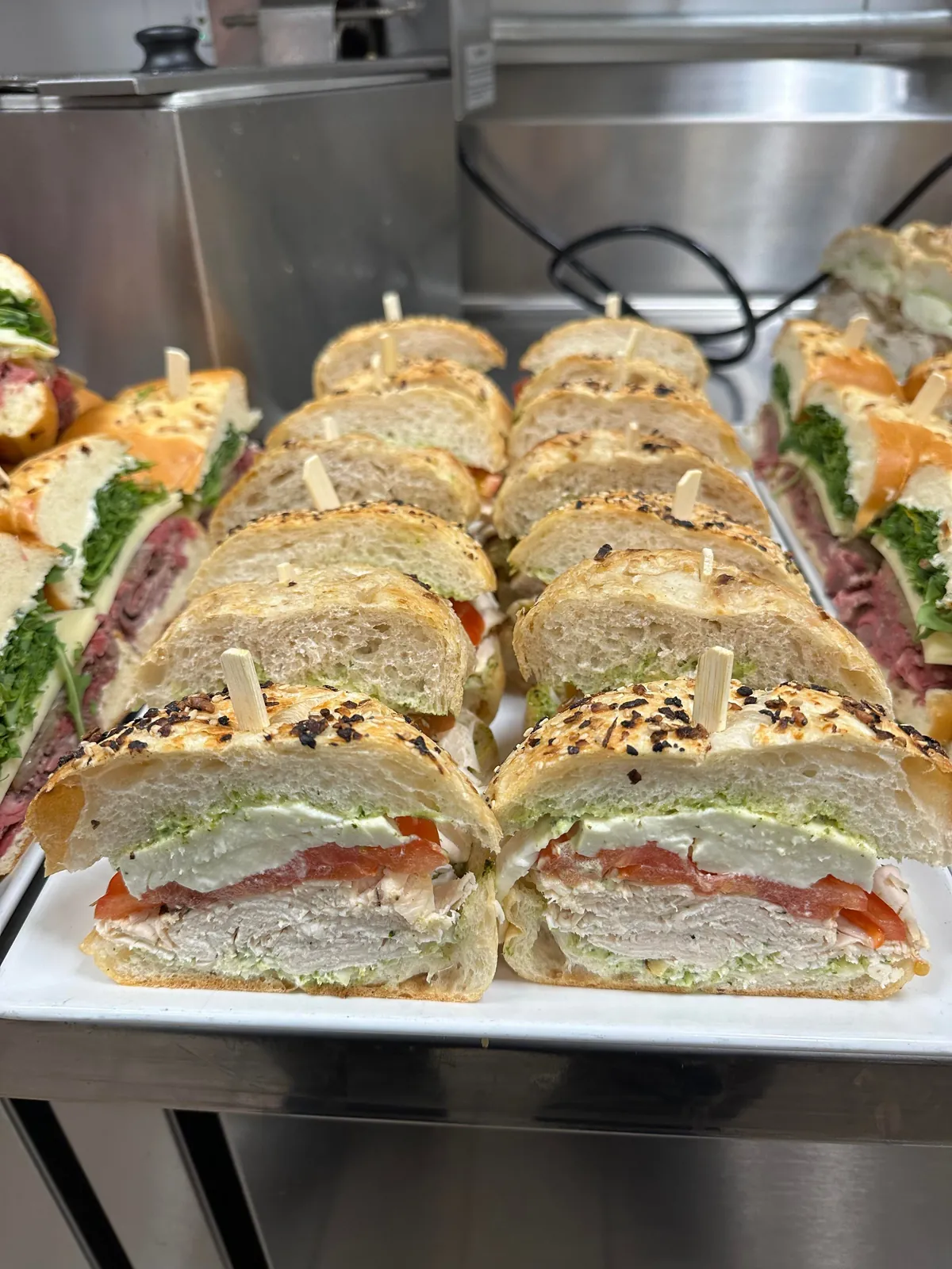 [pro/chef] some sandwiches I made at work.
