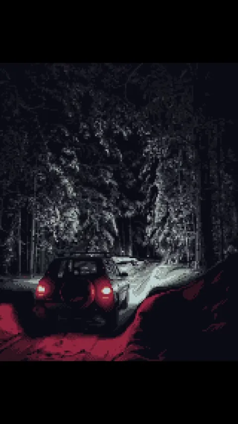 I hope there is nothing scary in this forest