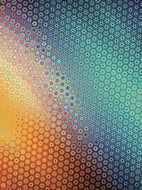 Segmented Hexagons, Nat a Cyborg (me), Digital, 2024