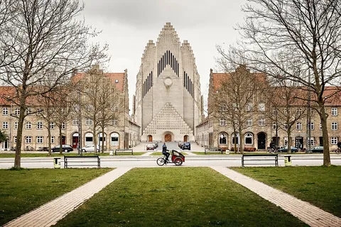 Grundtvig's Church in Copenhagen, Denmark