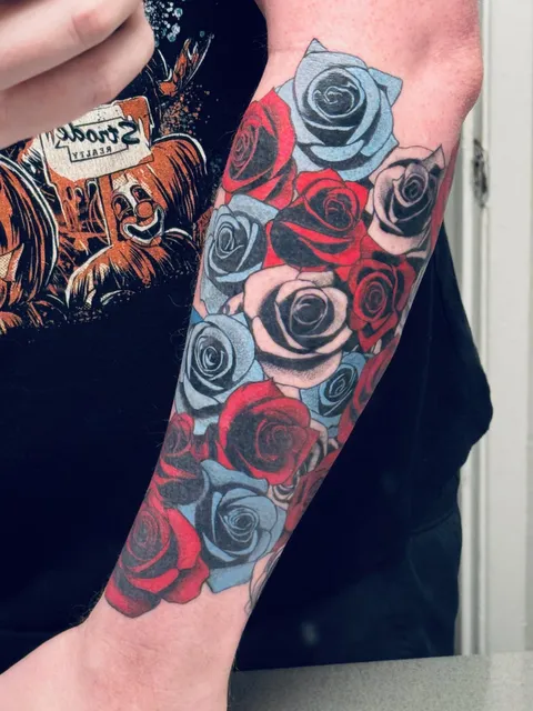 Deftones self-titled roses by Chris at Monarch Studios in Phoenix