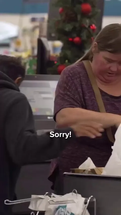 A little kindness warmed her day