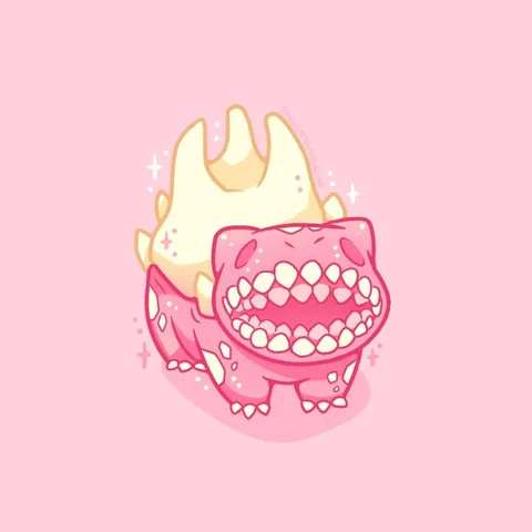 Some horror themed bulbasaurs I designed