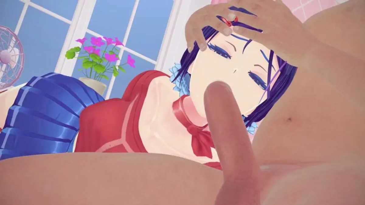 Mita's heavenly facefuck