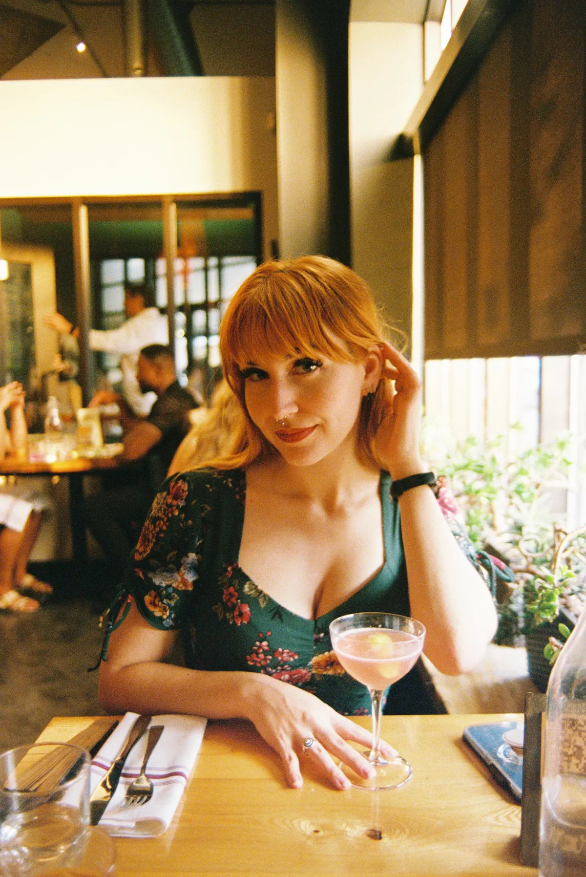 ITAP of my partner at dinner [Portrait]