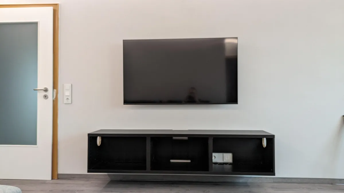 I made a TV-wall for my living-room