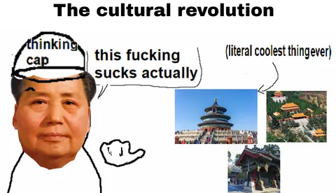 Destroying your country's ancient heritage to own the libs