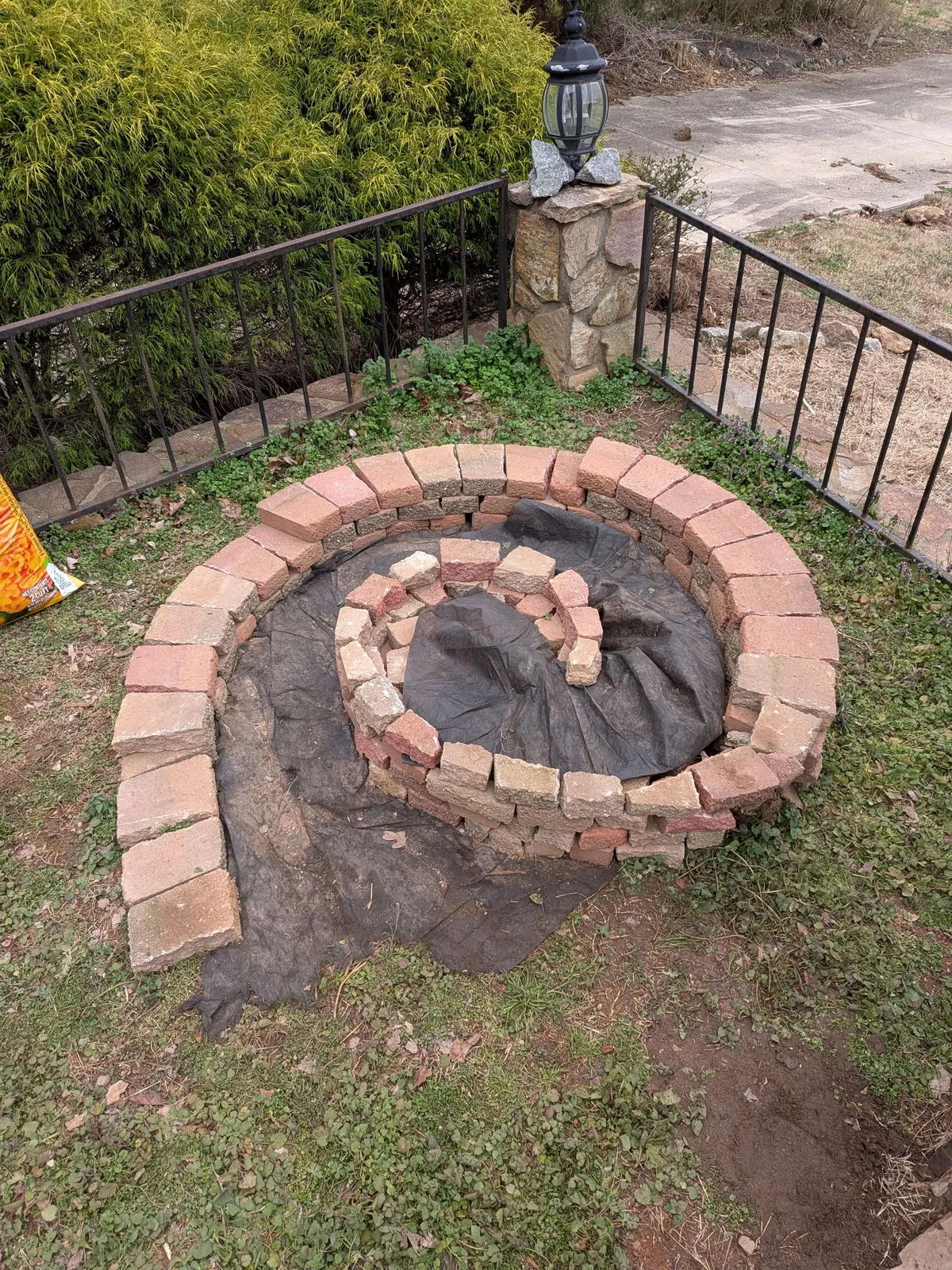 Wife tasked me to build an Herb Spiral with a 0$ budget