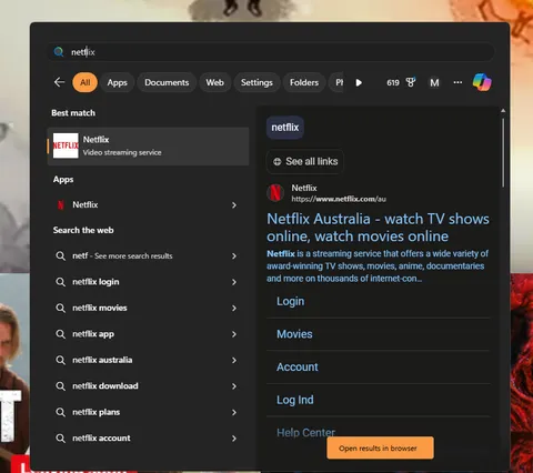 Windows Search in a nutshell
