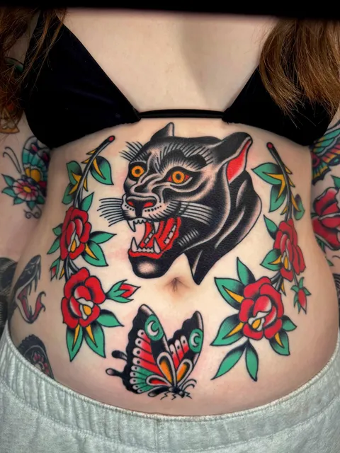 Work done by James at Black Dagger Tattoo Austin, TX