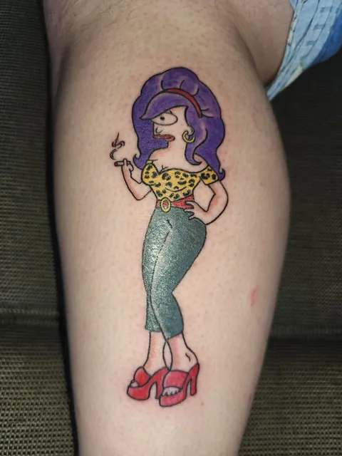 futurama tattoo I got yesterday