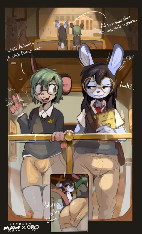 Nerding out~ (mawmain)