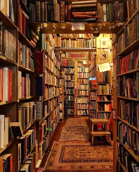 Cosy little bookstore, UK