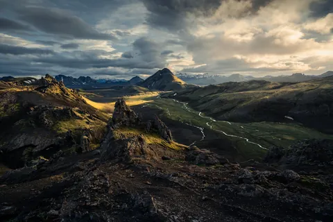 Highlands of Iceland [1920x1280][OC]