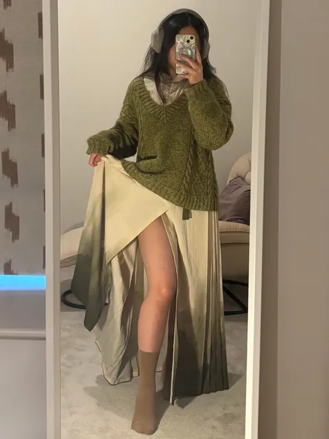 Hey, wanna see what’s under this traditional girl’s dress?