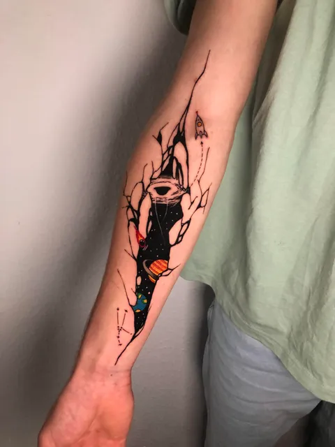 My first tattoo done by Daniel Geib, Heart of Gold, Stuttgart, DE