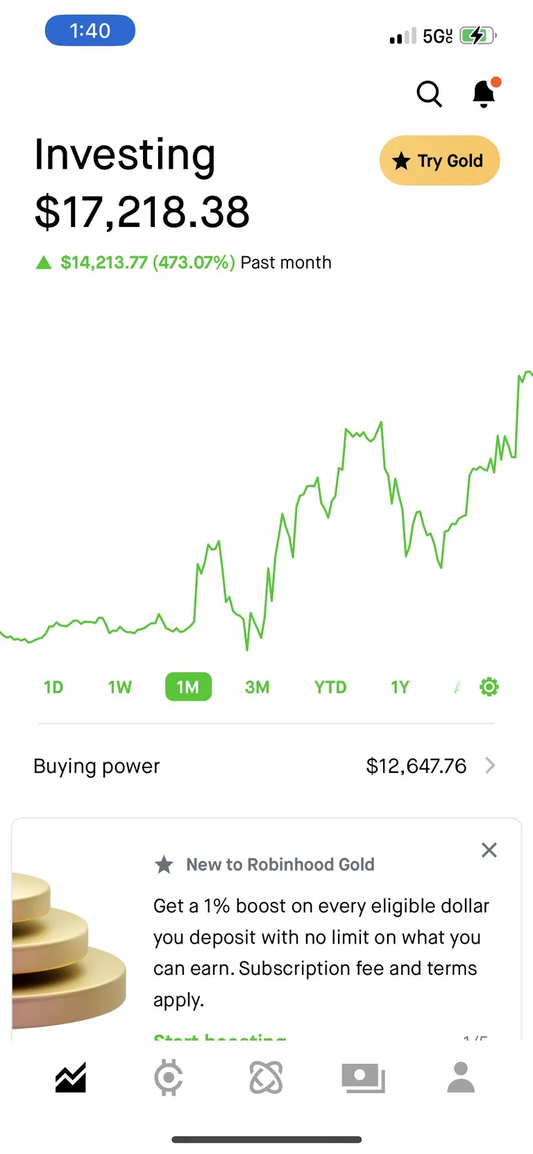 I wanna thank the guy who told me to buy Apple puts and gay people