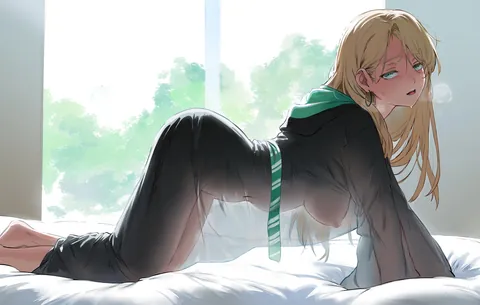 Morning with Dracaena Malfoy [Harry Potter] (hews)