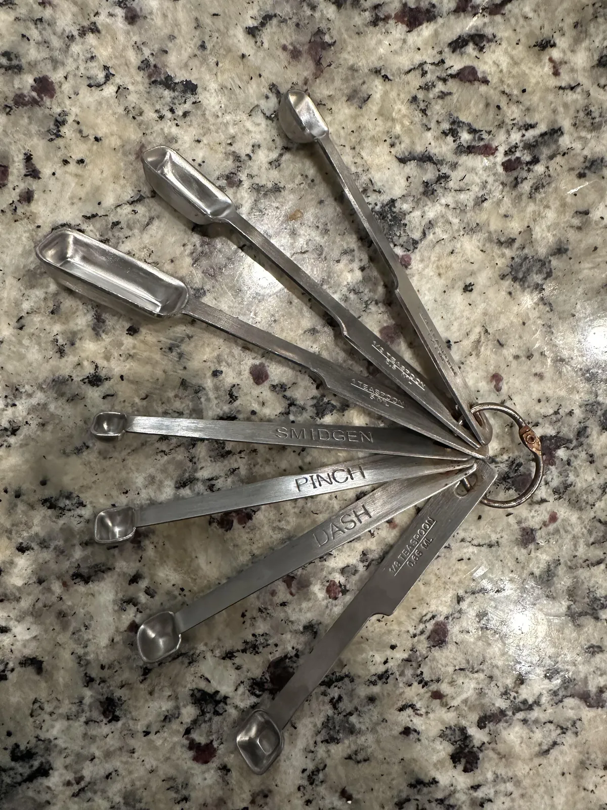 This Measuring Spoon Set From Grandma Includes a Pinch, Dash and Smidgen Spoon