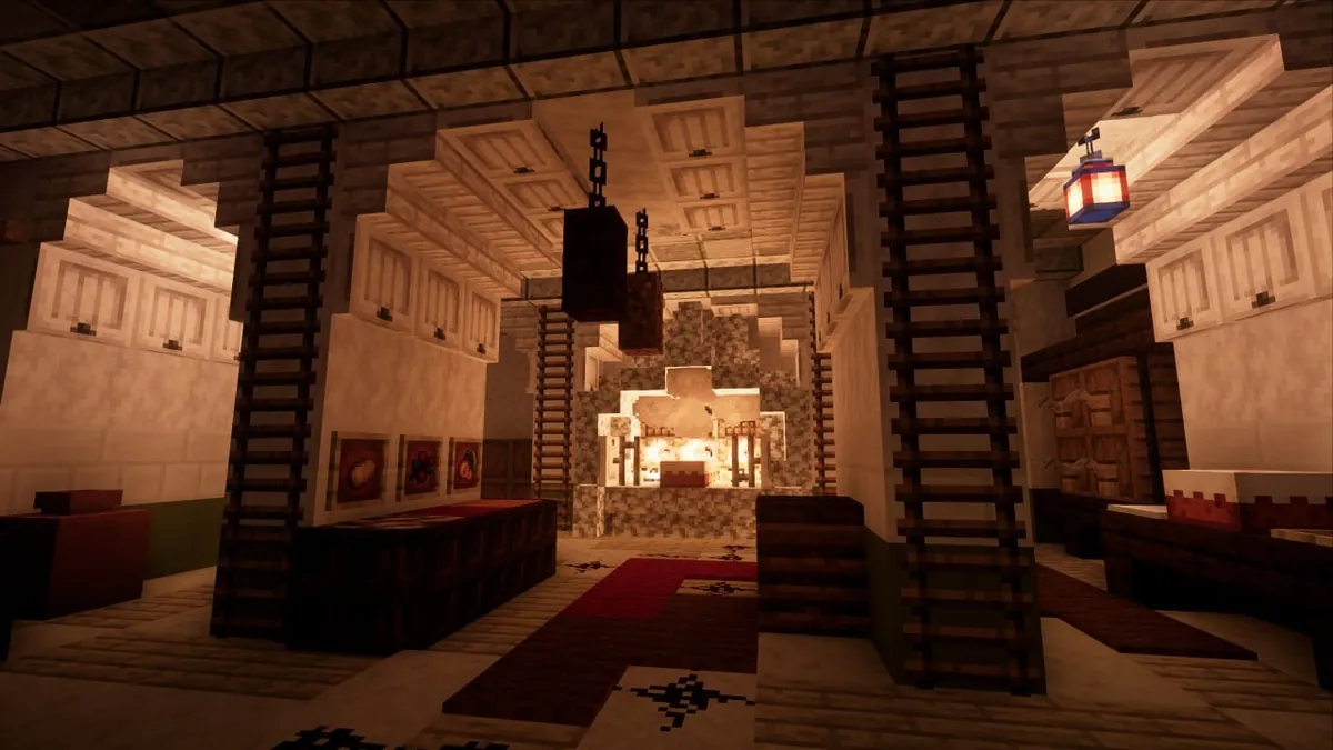 The RED Castle in Pale gardens