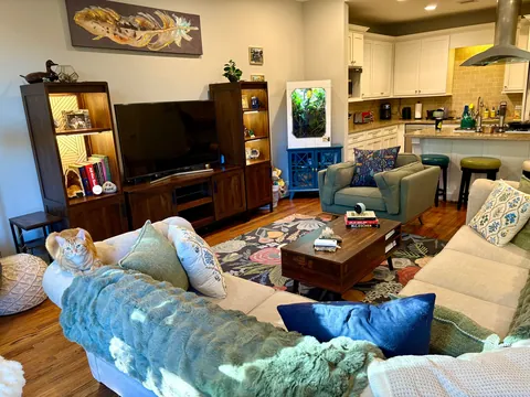 Friend staying with me said “your house is so cozy” and I was so proud