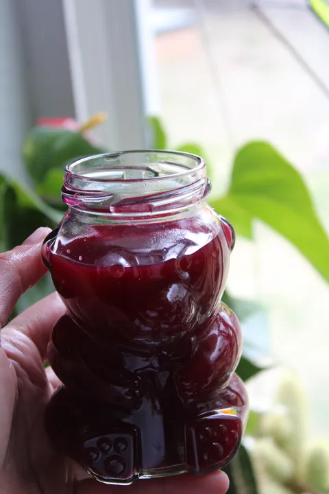 I dyed Easter Eggs using seeds from our cottonwood tree!They always stain our deck blue so I decided to mix them with vinegar and see what happened and it worked!! The best egg was an overnight soak with a little baking soda added too.