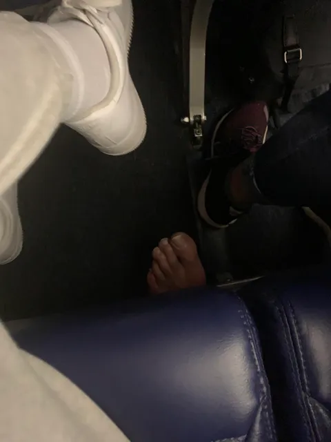 This douche on my flight...