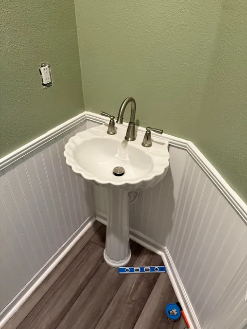 I’ve never done a real DIY project. This week I redid our half-bath. I’m really proud of it.