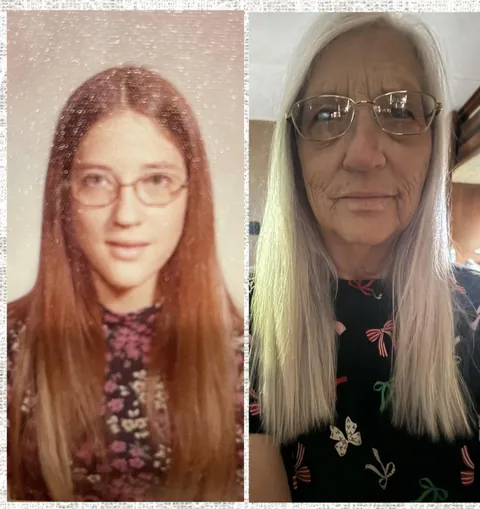 1973, My first wire framed glasses