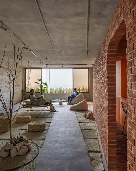 Brick - some contemporary residential buildings, iran. 