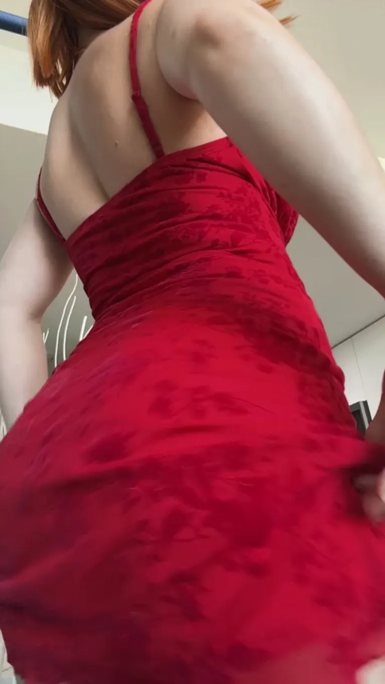 Next time, you be the one to lift my skirt 