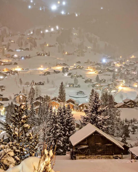 Winter in Grindelwald, Switzerland