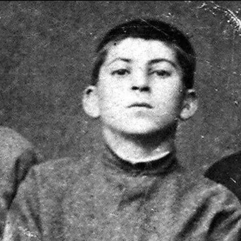 Stalin, Hitler, and Mussolini as boys. Roughly the same age