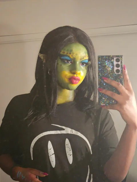 Last Year's Halloween Makeup :]