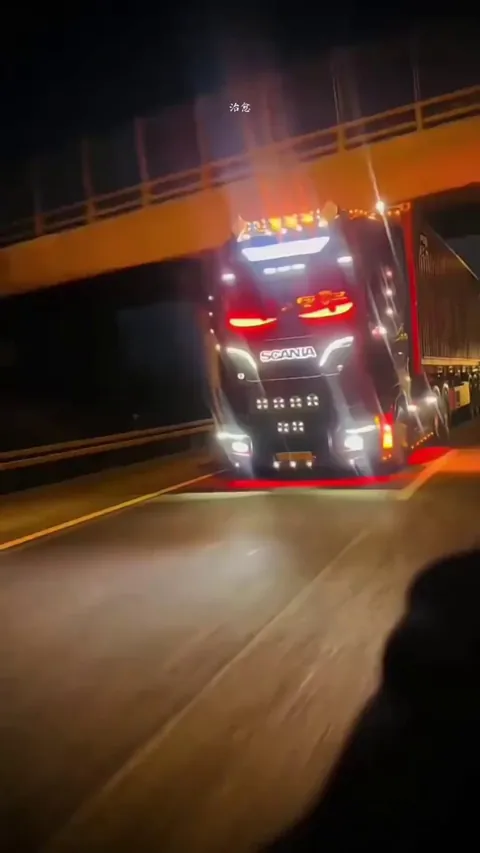 Its common for truck drivers in China to decorate their trucks