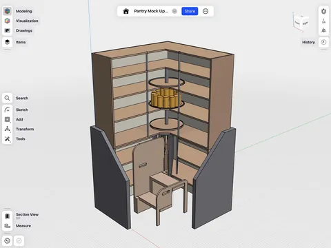 Pantry I redid for a friend