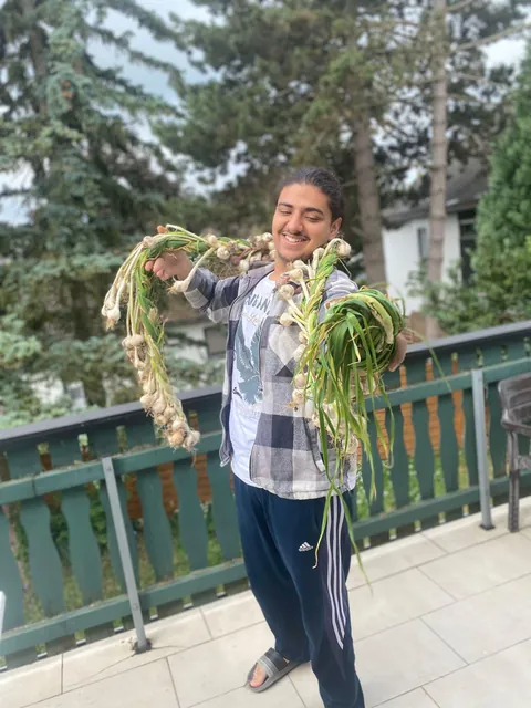 Holding my trophy and pride