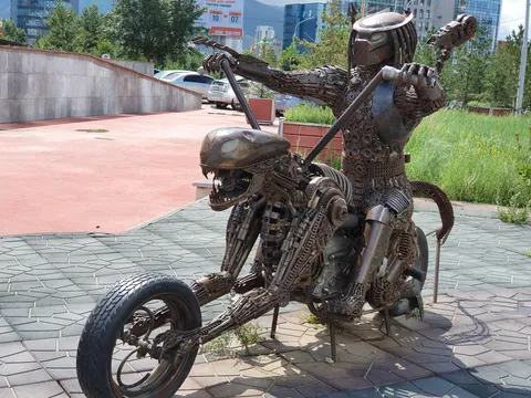 I don't know why, but we have this statue in Mongolia