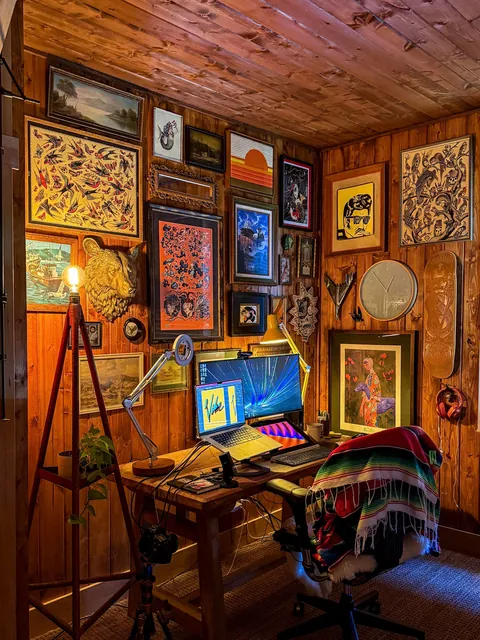 My WFH setup before and after