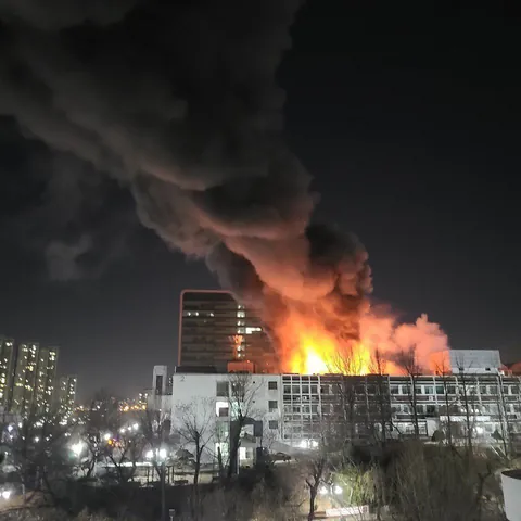 My university is burning 20 minutes into New Year