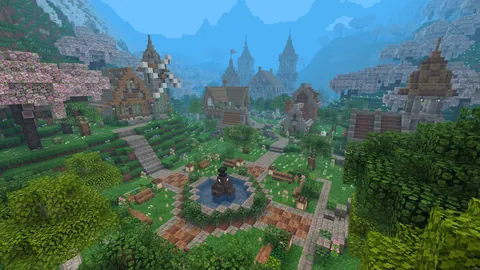 My survival world that I currently cannot play (thanks Mojang!)