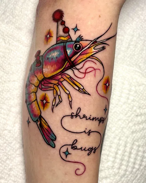shrimps is bugs tattoo done by me 🦐 [IG: alexfarsalla]