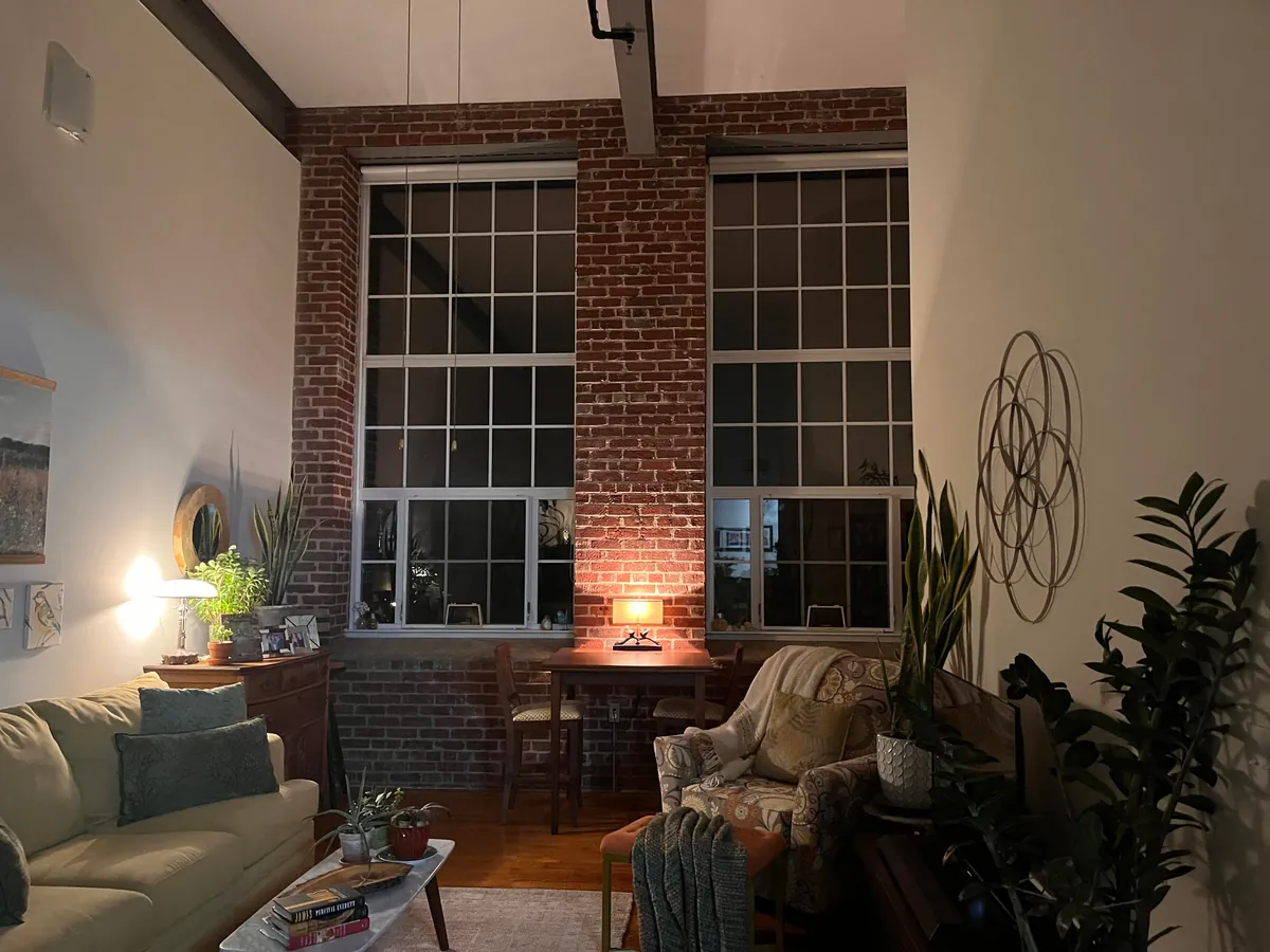 My spot along a river in an old mill.