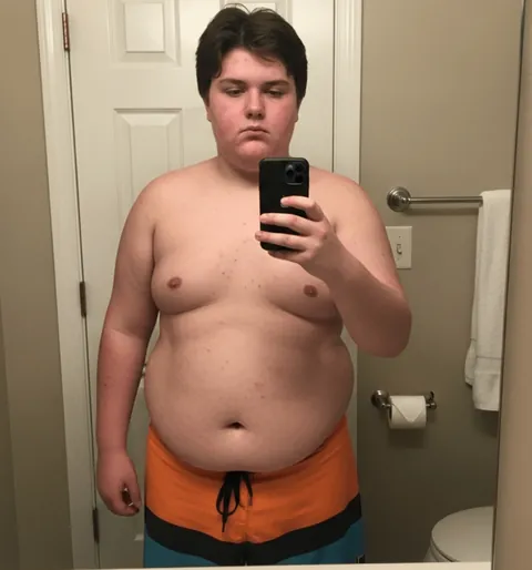 finally 18! Got diagnosed with gyno so looking to laugh at myself