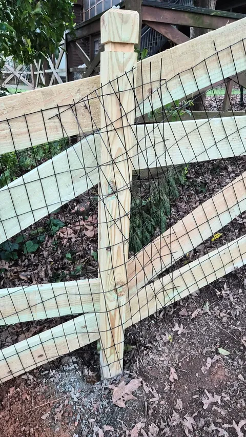 Went with the "under dog" company to build a fence and this is what I'm left with