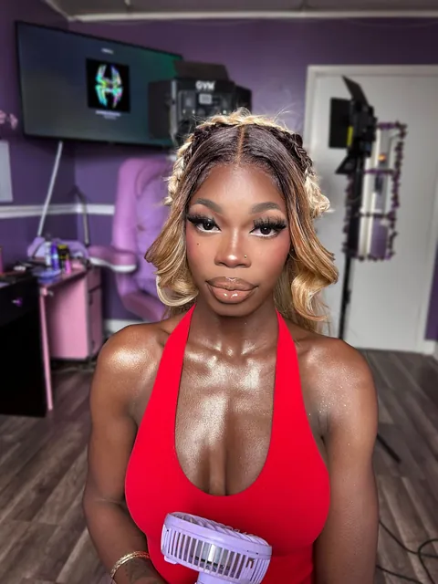 my client requested a “barbie doll inspired” glam and i think i delivered 🥰🌺