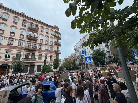Fourth day of protests in Kyiv, Ukraine